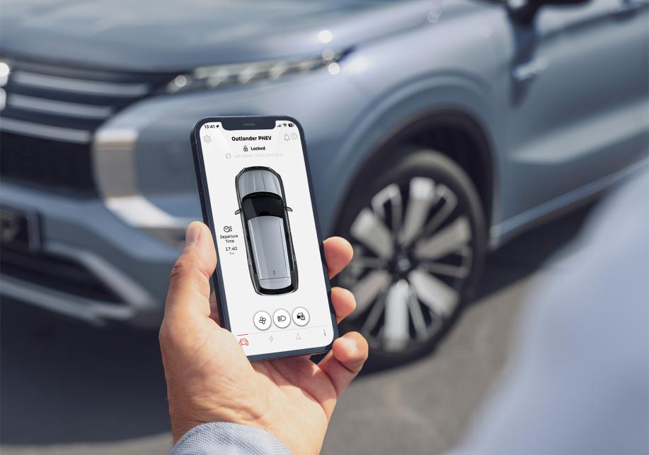 Mitsubishi Outlander PHEV connectiviteit